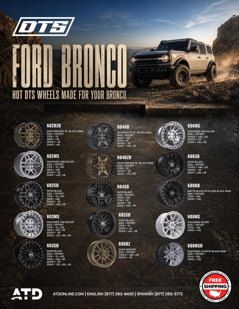 ToughAds generated flyer — DTS Bronco